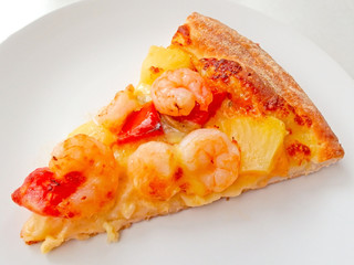 Cut off slice pizza