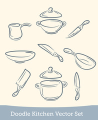 doodle kitchen set