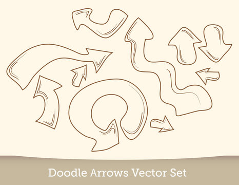 doodle arrows set