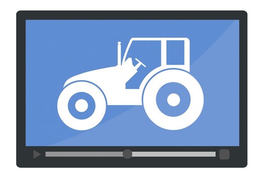 Tracteur dans un lecteur vid&eacute;o