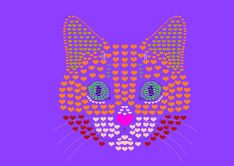 Кот из сердец