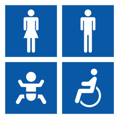 Toilette signs