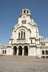 Fototapeta na wymiar Aleksandra Newskiego w Sofii, Bułgaria