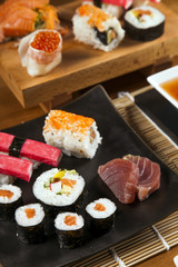 Delicious fresh sushi