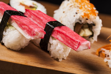 Delicious fresh sushi