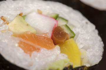 Delicious fresh sushi
