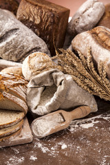 Traditional bread and rolls