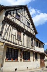 Obraz premium Maison à colombages, la Roche Guyon
