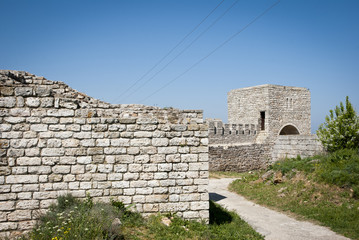 Fortress wall at Kaliakra cape in Bulgaria