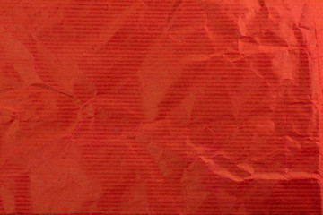 Red wrapping paper detail