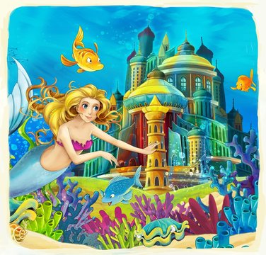 The mermaid- castles - knights and fairies