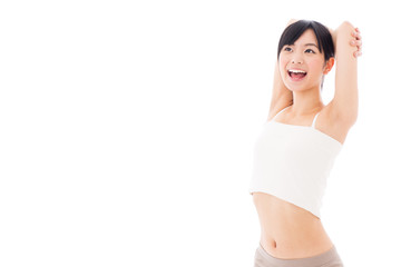 Fototapeta premium attractive asian woman beauty image