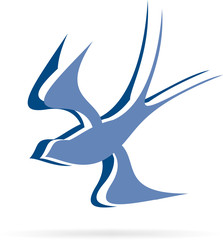 logo flying bird