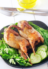 fried quail