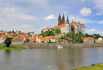Fototapeta premium View of the city of Meissen