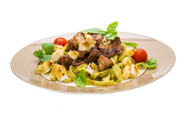 Tagliatelle with pork