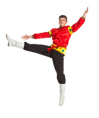 Russian folk dancer