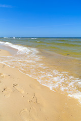 Beach at the Baltic Sea in Poland