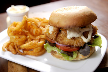 fish burger
