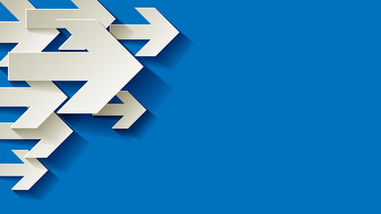 Pfeil Weiter Ecke Blau Verhältnis 16 : 9