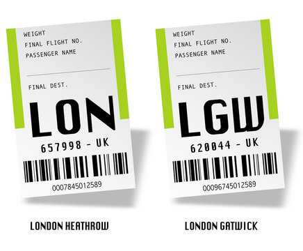 Airport Tag Bags - Londres