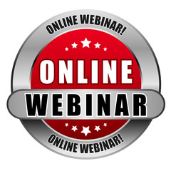 5 Star Button rot ONLINE WERBINAR DTO DTO
