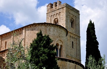 Fototapeta na wymiar Toskana, Sant'Antimo