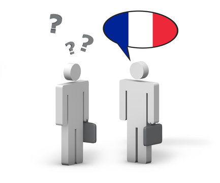Business French Language Concept