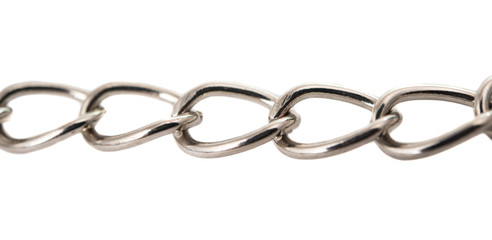 Naklejka premium silver chain