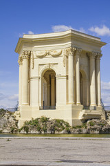 Fototapeta na wymiar Arc de Triomphe, w Peyrou Garden, Montpellier, Francja