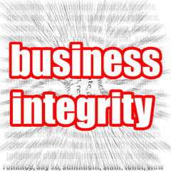 Fototapeta na wymiar Business integrity