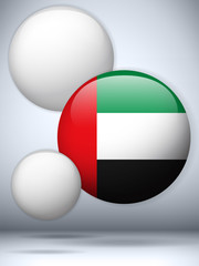 Emirates Flag Glossy Button