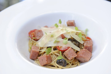 Traditional Italian favourite pasta dish