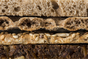 verschiedene Brotsorten