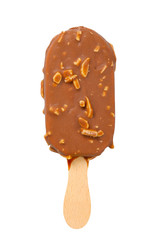 Almond chocolate ice lolly
