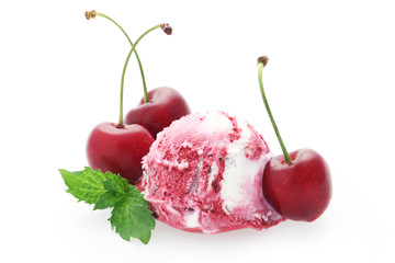 Cherry Ripple Icecream