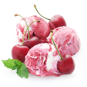 Cherry Ripple Icecream