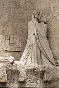 Sagrada Familia, Pasion Facade, Detail