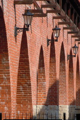 Old town wall of Riga, Latvia