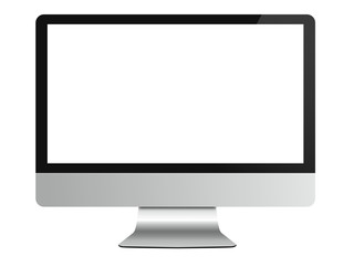 Desktop Display, blank Monitor, isolated computer
