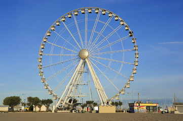Ferris wheel on the beach