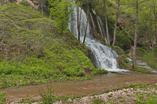 Bigar river waterfall, Serbia