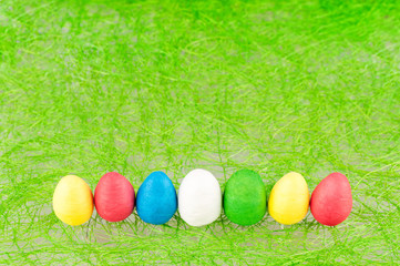 Fototapeta na wymiar Color eggs