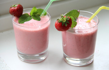 Fresh vivid smoothie