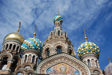 Church in Sint-Petersburg, Russia