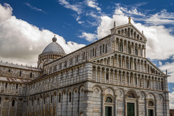 Ancient cathedral in Pisa, Italy