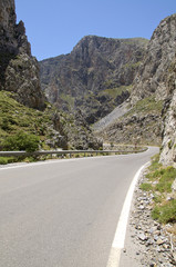 Die Kourtalikotiko Schlucht bei Plakias im Süden Kretas