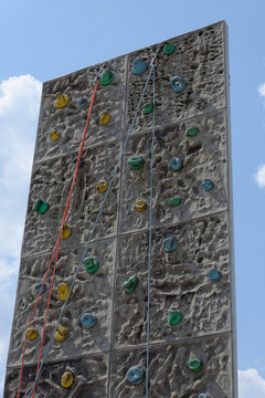 Outdoor Kletterwand