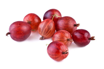 gooseberry on white background
