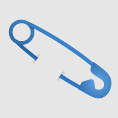 Blue pin